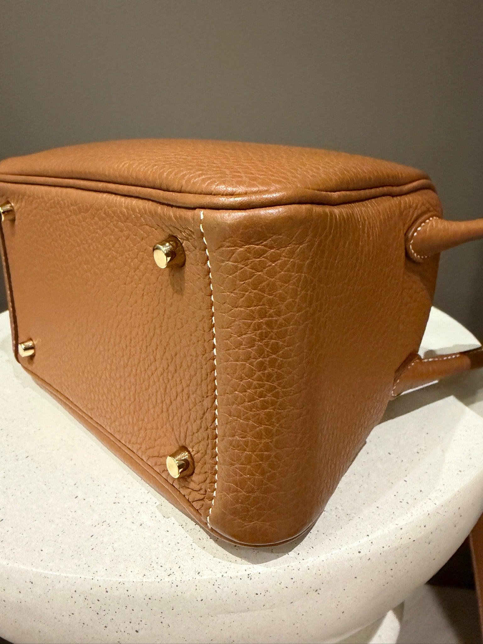 Hermès Mini Lindy 20 Gold GHW