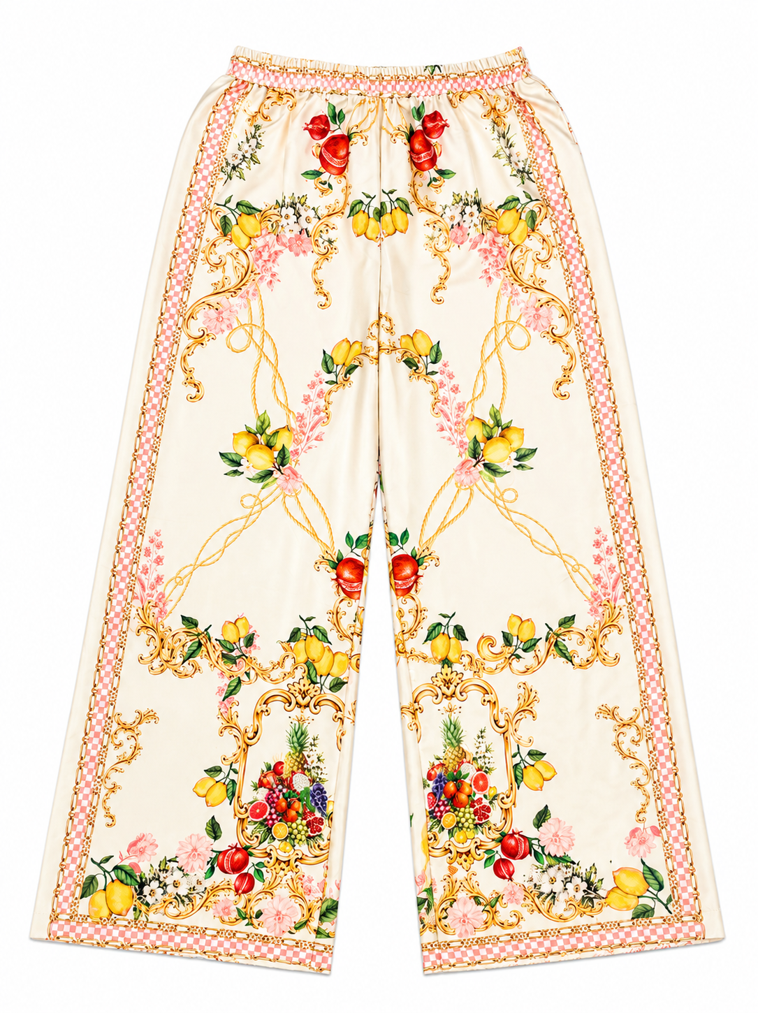 TROUSER  PLACEMENT FRUITS STRIPES PINK MCL11811