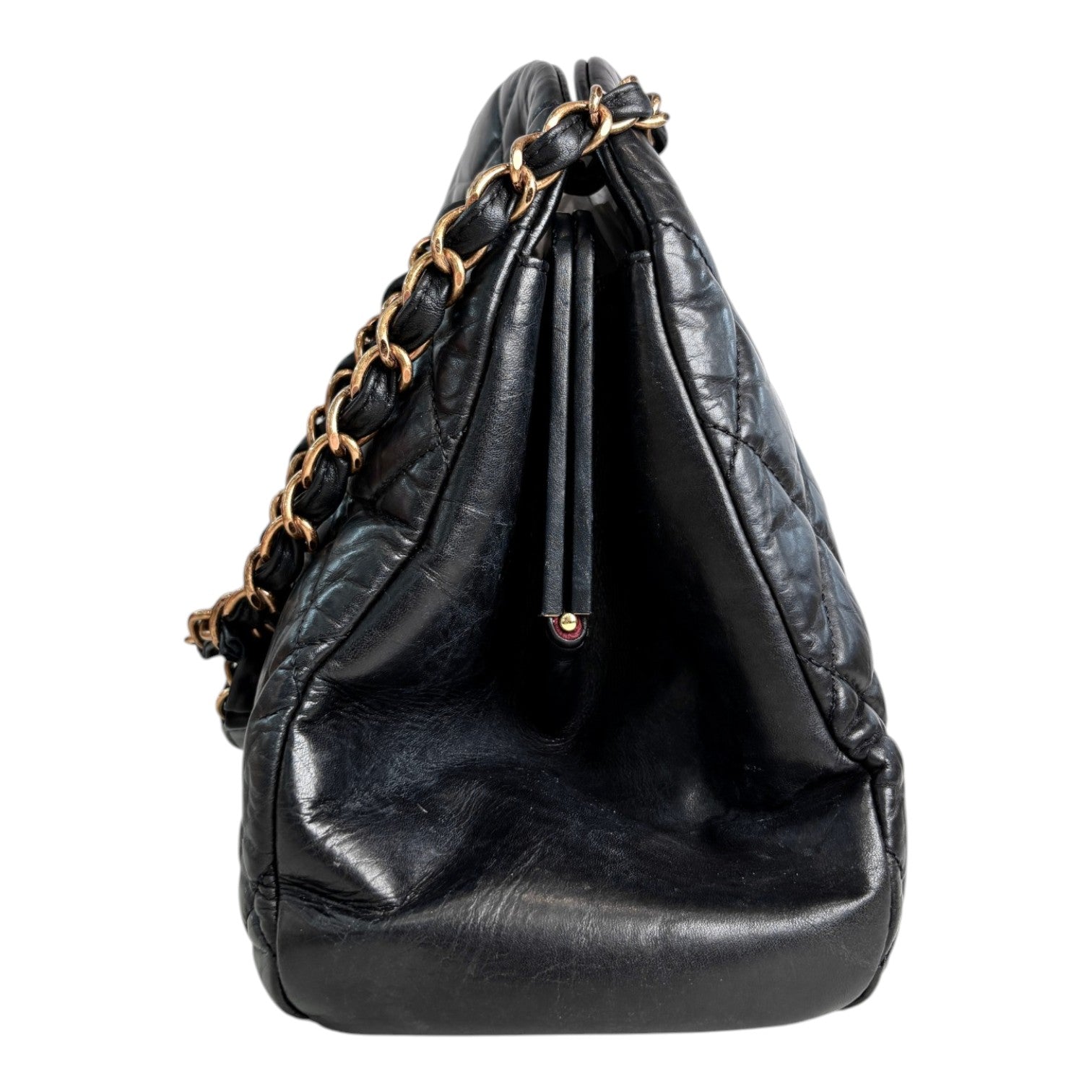 Chanel Calfskin Just Mademoiselle Bowling Bag