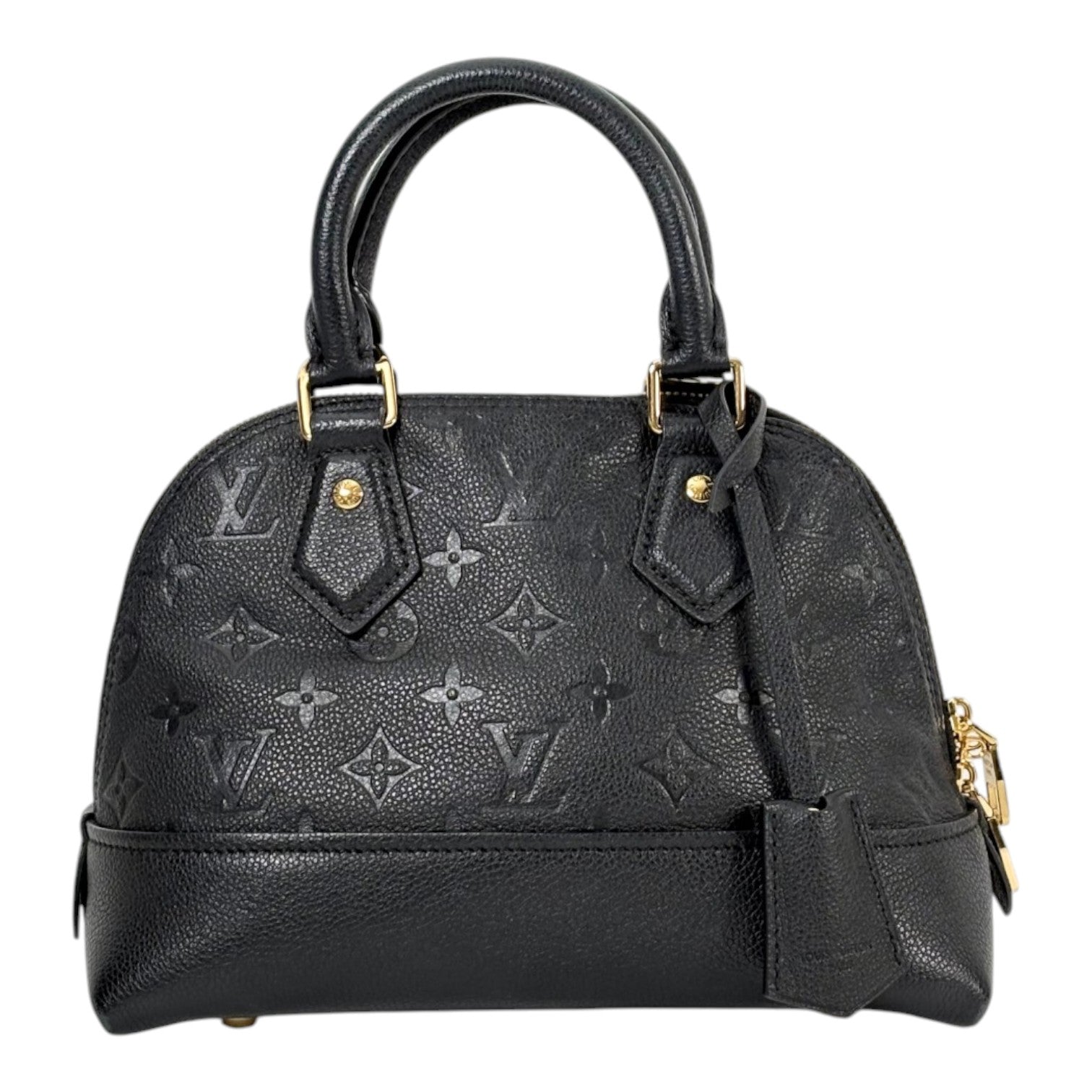 Louis Vuitton Black Alma BB Empriente Leather Bag