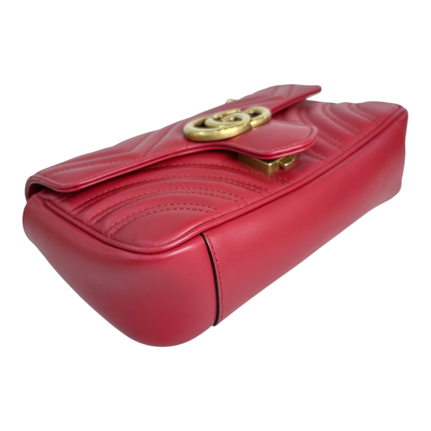 Gucci Marmont Small Red Calfskin Bag