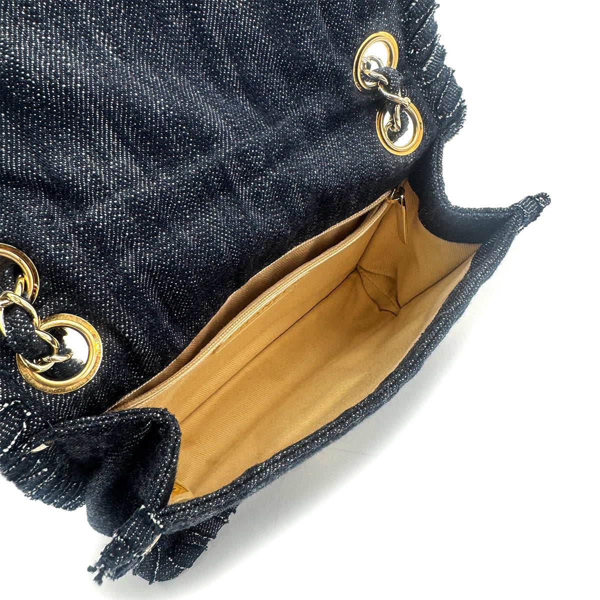 CHANEL VINTAGE 2.55 NIGHT FLIGHT CHAIN SHOULDER BAG DENIM 90214964