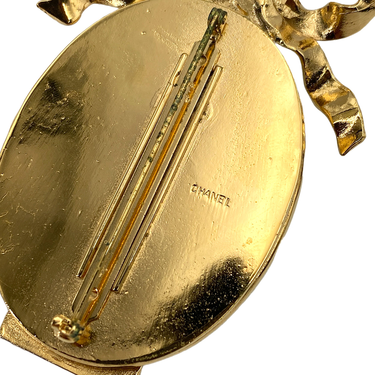 CHANEL VINTAGE BROOCH MIRROR COCO MARK ACCESSORY 90244767