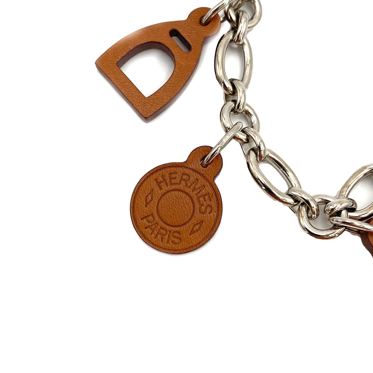 HERMES BAG CHARM AMULETTES5 FAUVE VEAU BARENIA 90258871