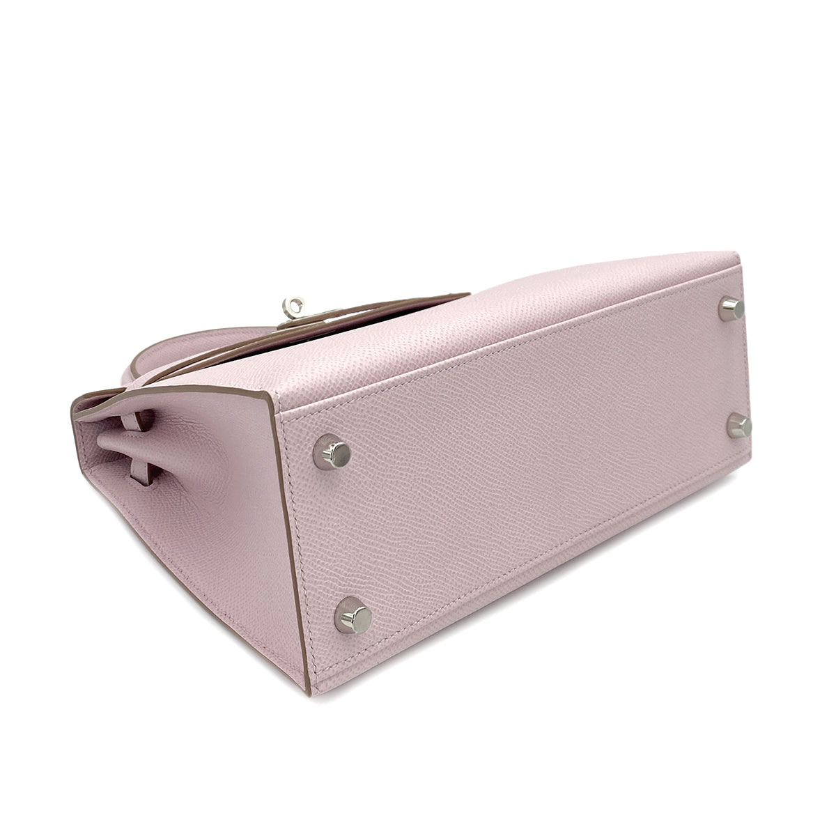 Hermes Kelly 25 Sellier Mauve Pale Epsom PHW #B 90247313