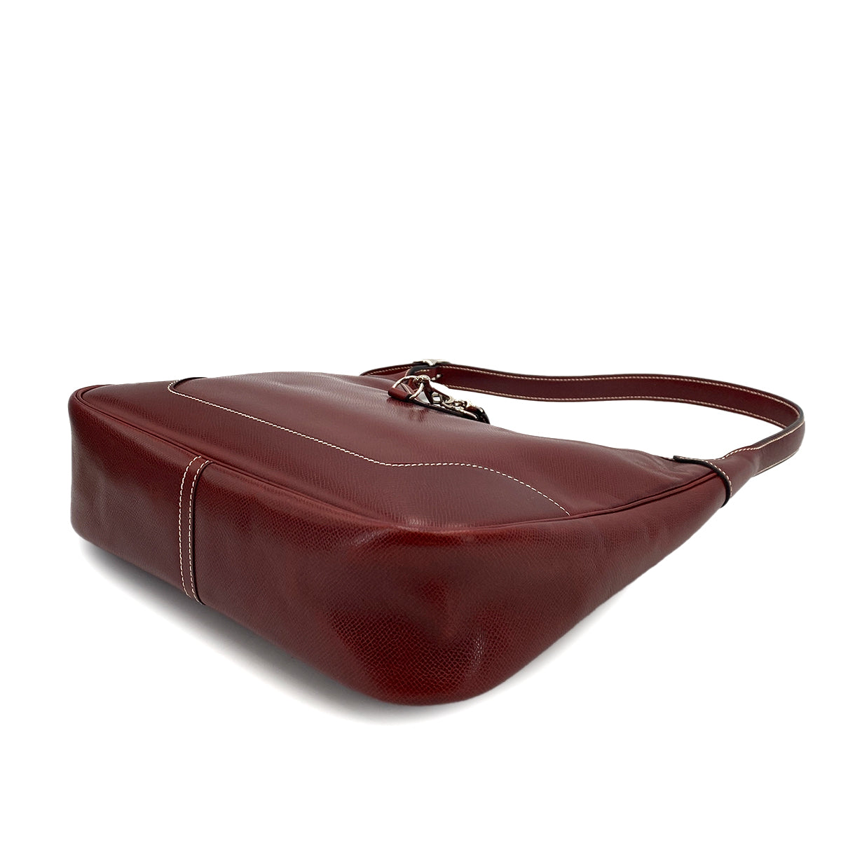 HERMES TRIM 31 ROUGE H LISSE SHOULDER BAG □F SHW 90249022