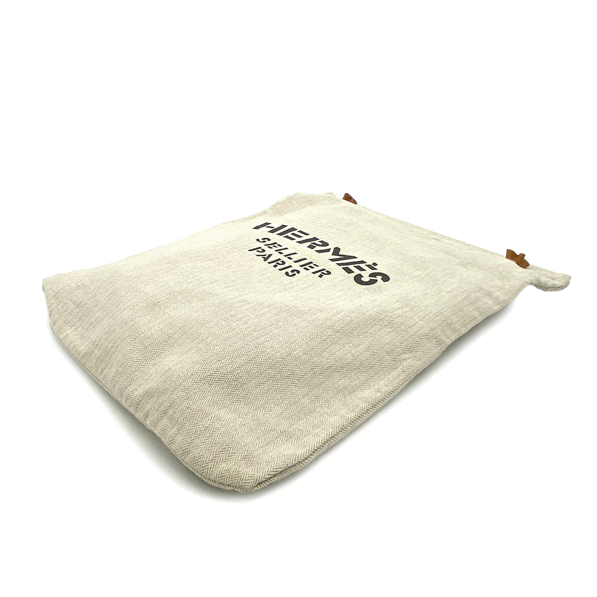 HERMES SAC ALINE GM NATUREL TOILE CHEVRON LEATHER SHOULDER BAG 90251099