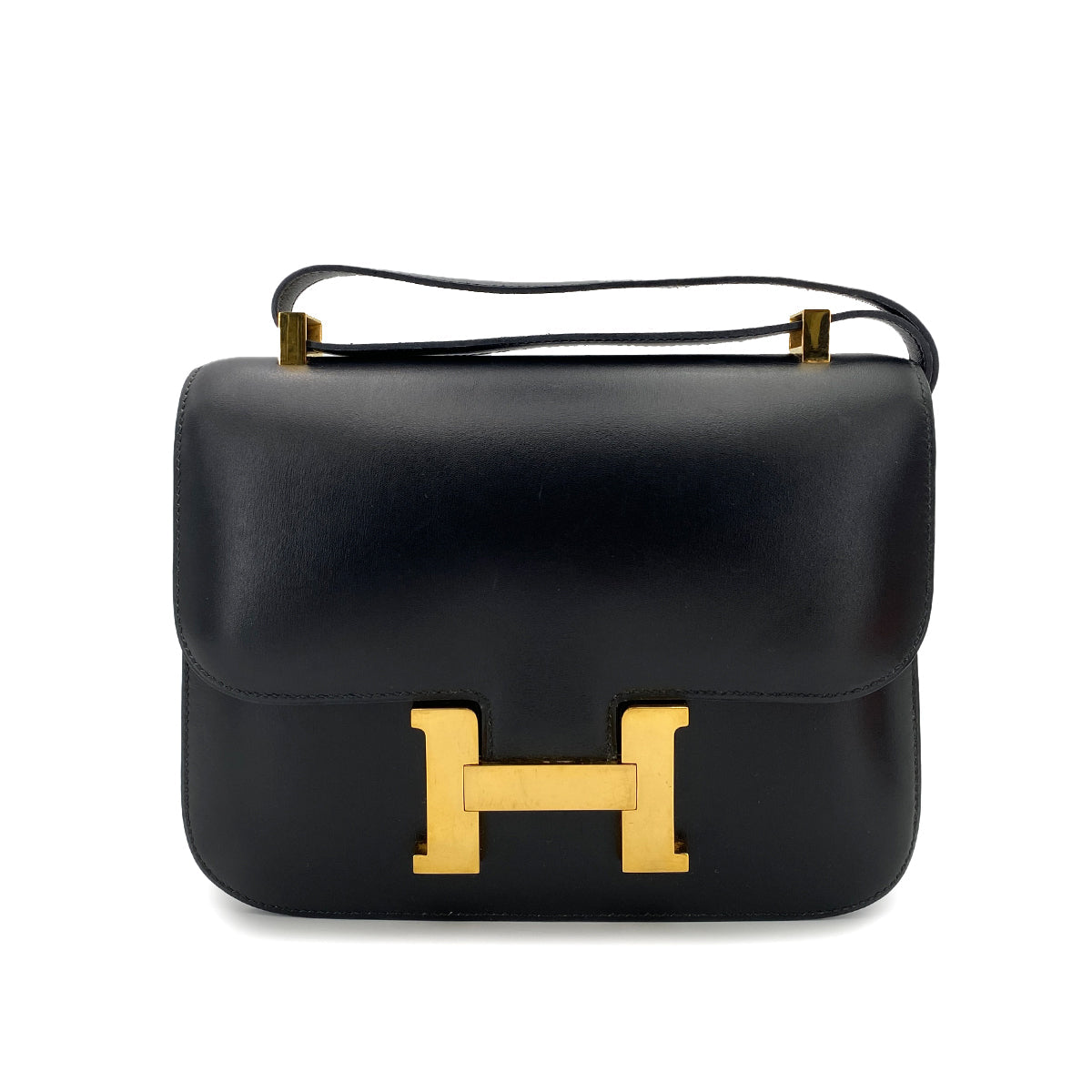 Hermès Vintage Constance 23 Black Boxcalf GHW #Y 90251382