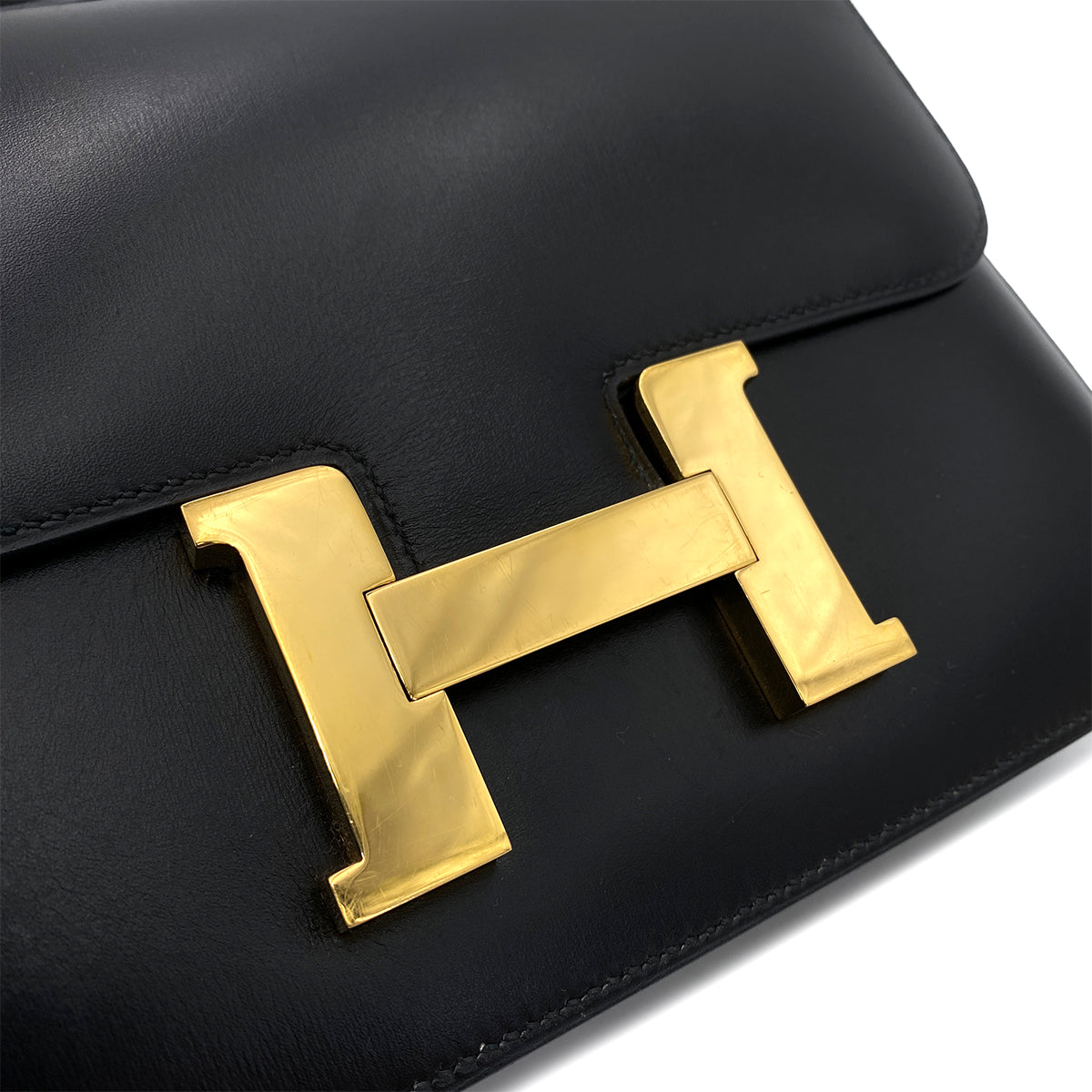 Hermès Vintage Constance 23 Black Boxcalf GHW #Y 90251382