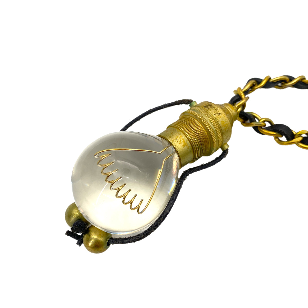 CHANEL VINTAGE NECKLACE LIGHT BULB MOTIF ACCESSORY 94P 90252552
