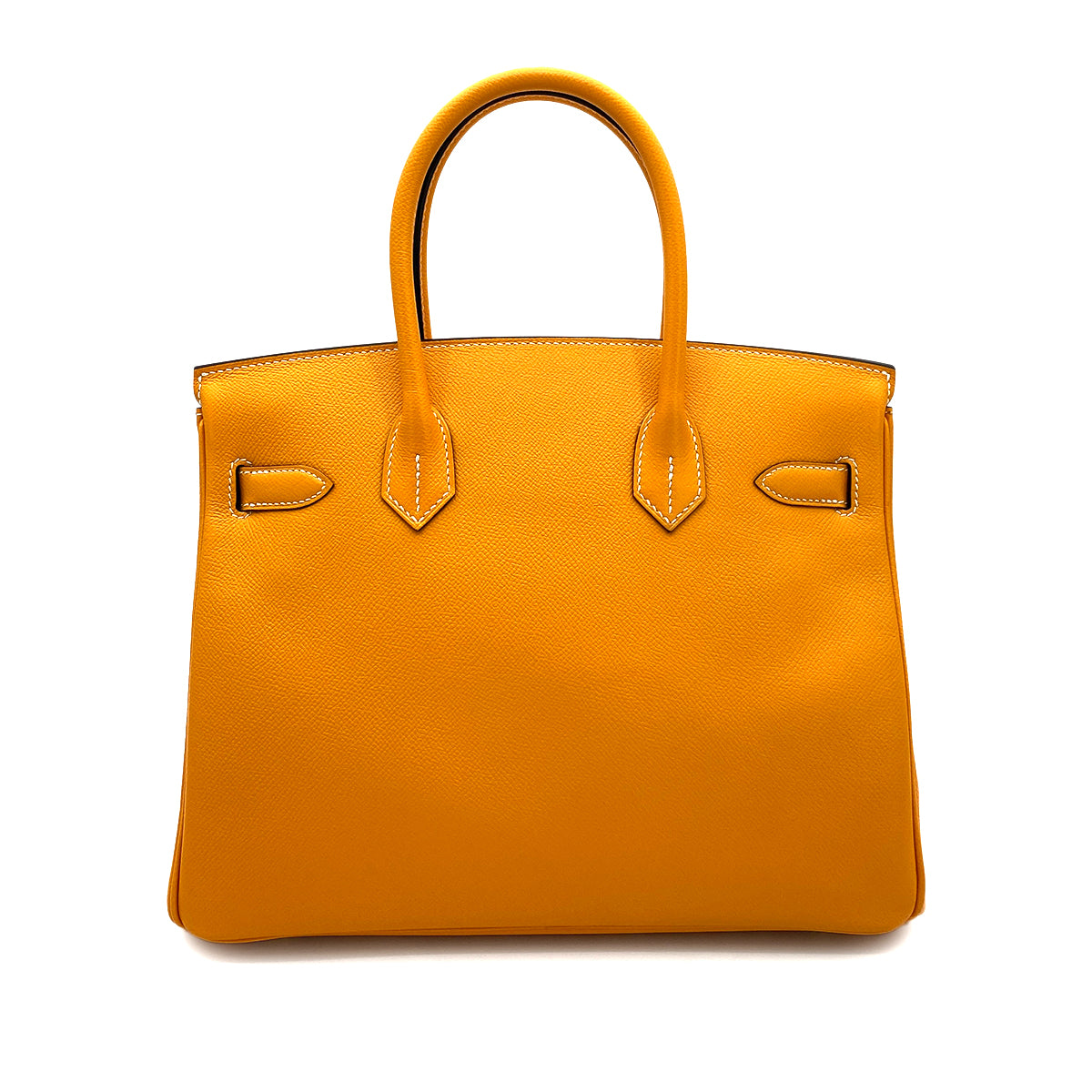 HERMES BIRKIN 30 ORANGE TYPE EPSOM HAND BAG C SPO 90255348