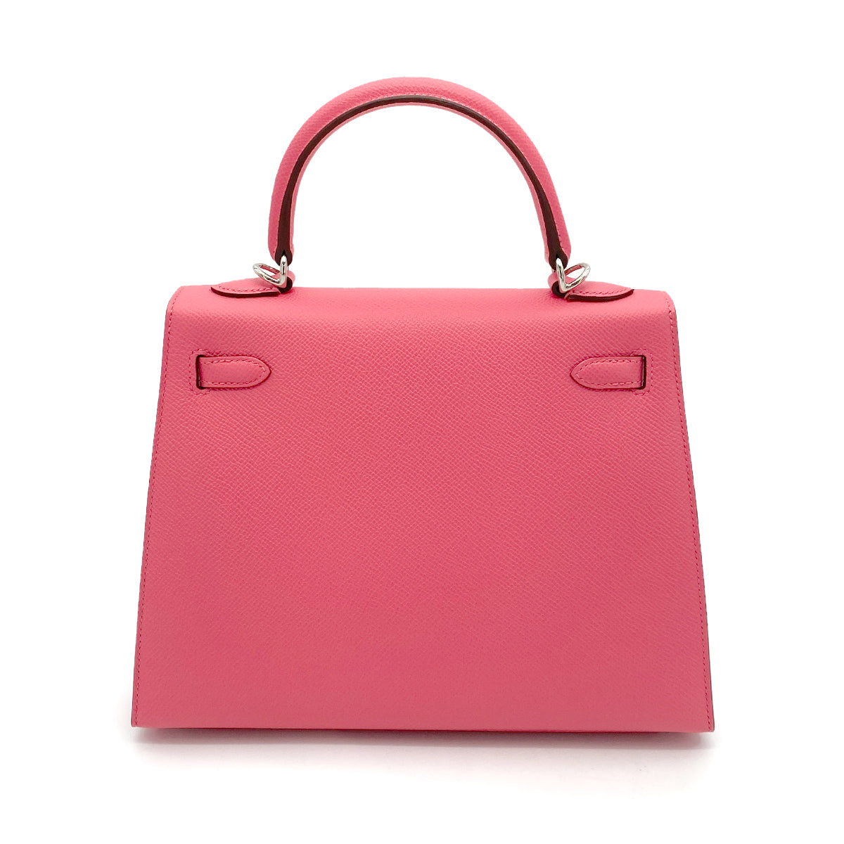 Hermes Kelly 25 Sellier Rose Azalea Epsom PHW #B 90256404