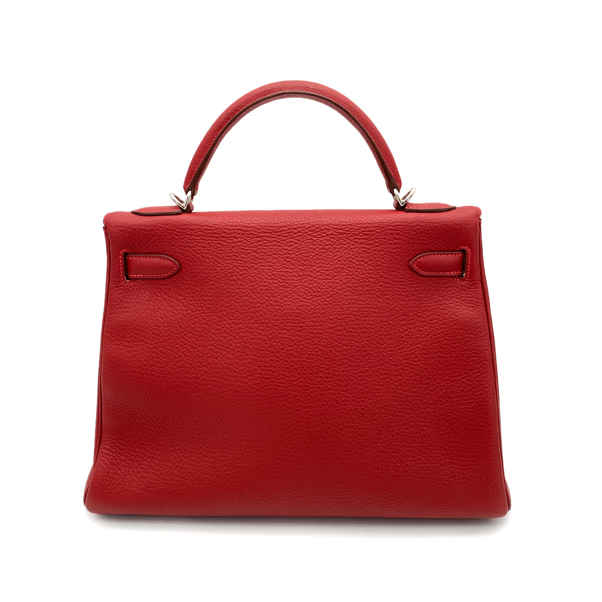 HERMES KELLY 32 RETOURNE ROUGE VIF TAURILLON CLEMENCE HAND SHOULDER BAG □J SHW 90258101