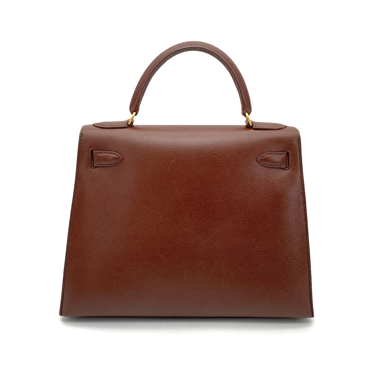 Hermes Vintage Kelly 28 Sellier Havanne Courchevel GHW #Y 90258803