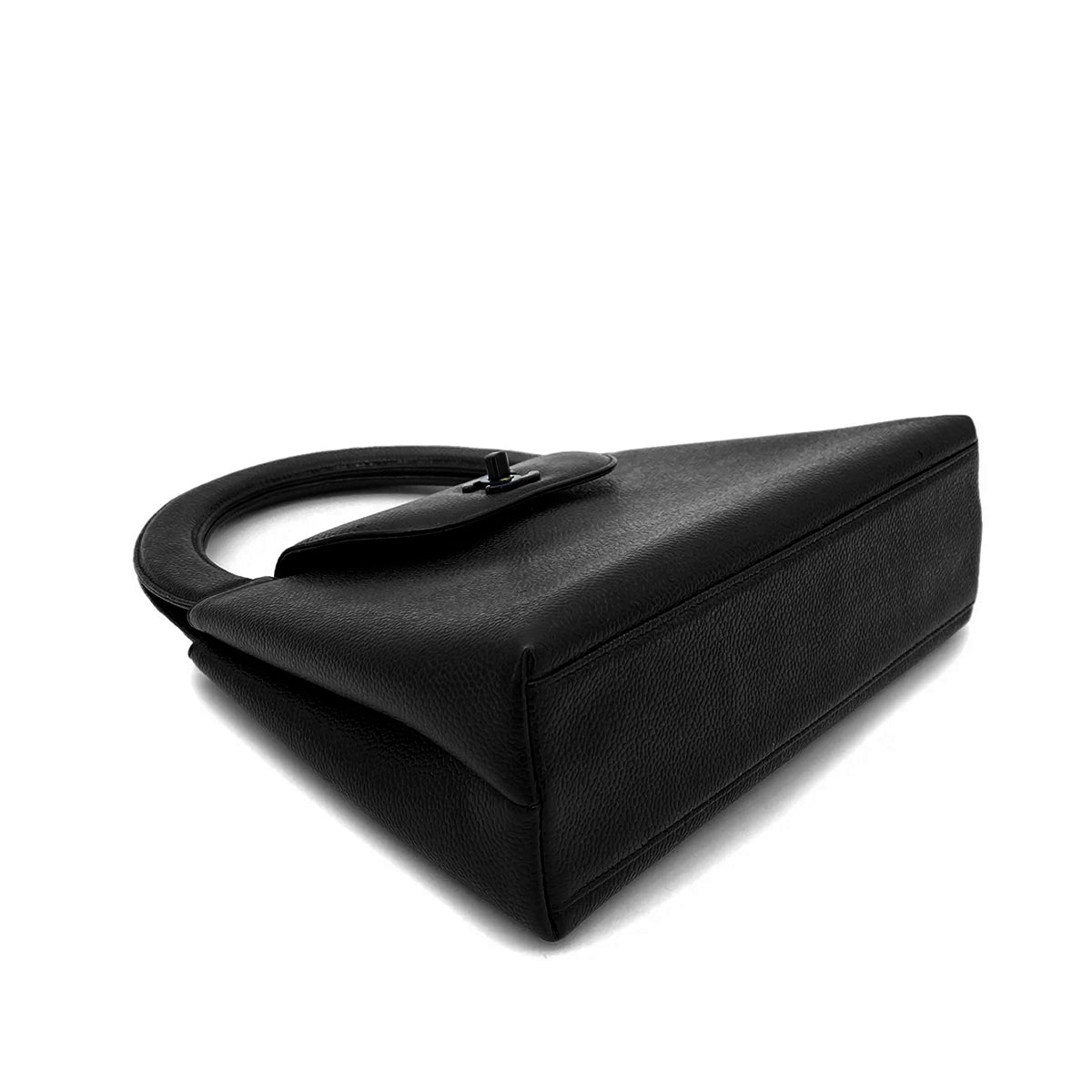 CHANEL VINTAGE HAND BAG BLACK CAVIAR SKIN 90260189