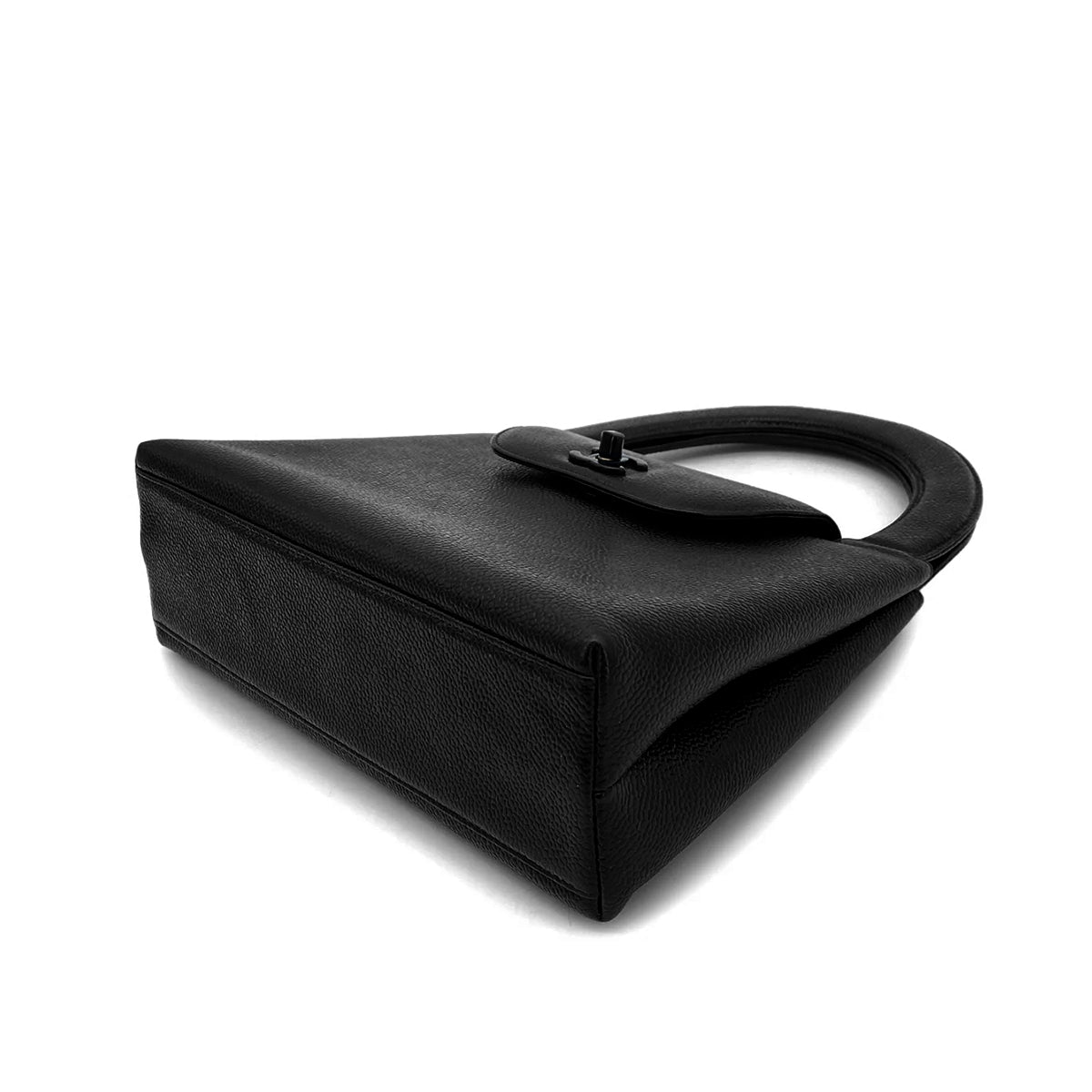 CHANEL VINTAGE HAND BAG BLACK CAVIAR SKIN 90260189