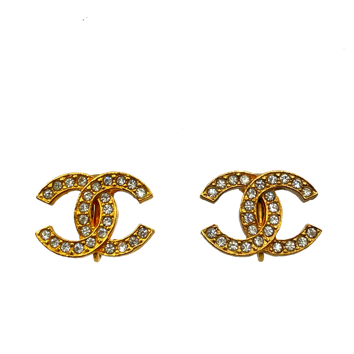 CHANEL EARRINGS COCOMARK RHINESTONE ACCESSORY 90262307