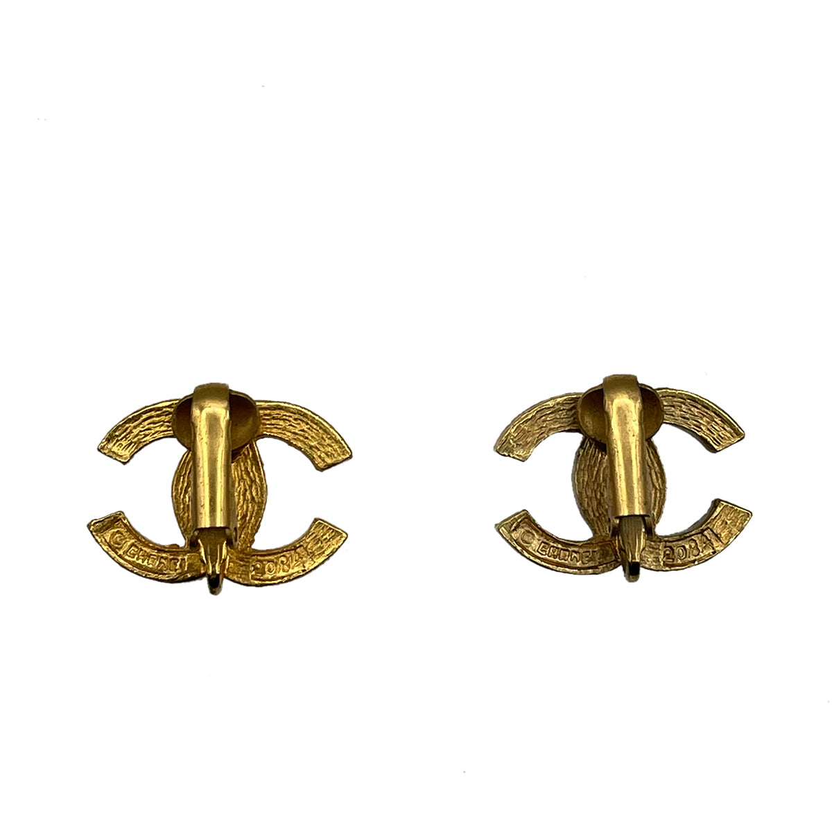 CHANEL EARRINGS COCOMARK RHINESTONE ACCESSORY 90262307