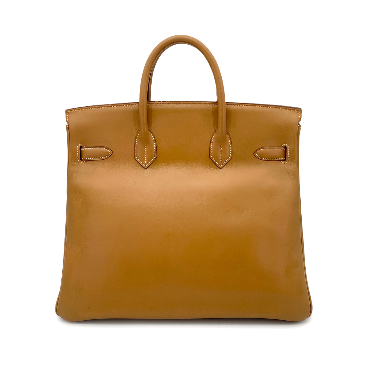 HERMES HAUT A COURROIES 32 NATURAL VEAU BARENIA HAND BAG 〇V GHW 90262859