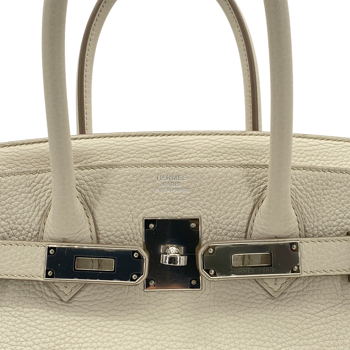 HERMES BIRKIN 30 BETON TAURILLON CLEMENCE HAND BAG A SHW 90263097