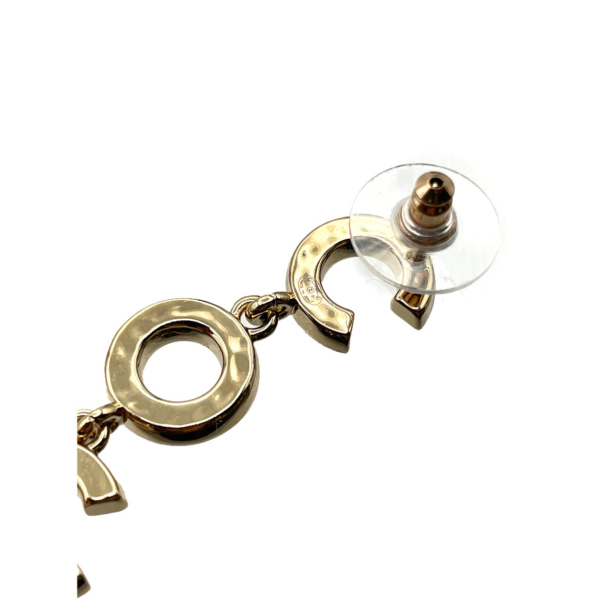 CHANEL EARRINGS COCOMARK SWING FAKE PEARL ACCESSORY B21P 90263172