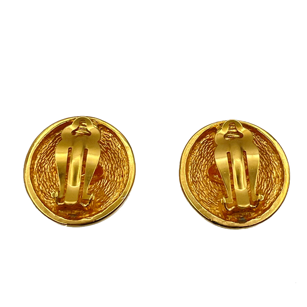 CHANEL VINTAGE EARRINGS COCOMARK ROUND ACCESSORY 90264386