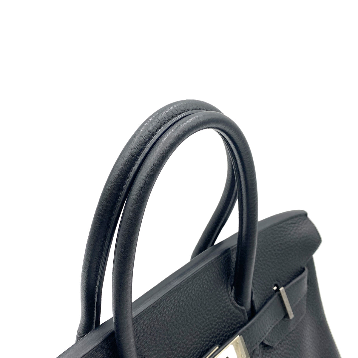 HERMES BIRKIN 30 BLACK TAURILLON CLEMENCE HAND BAG □M SHW 90264497