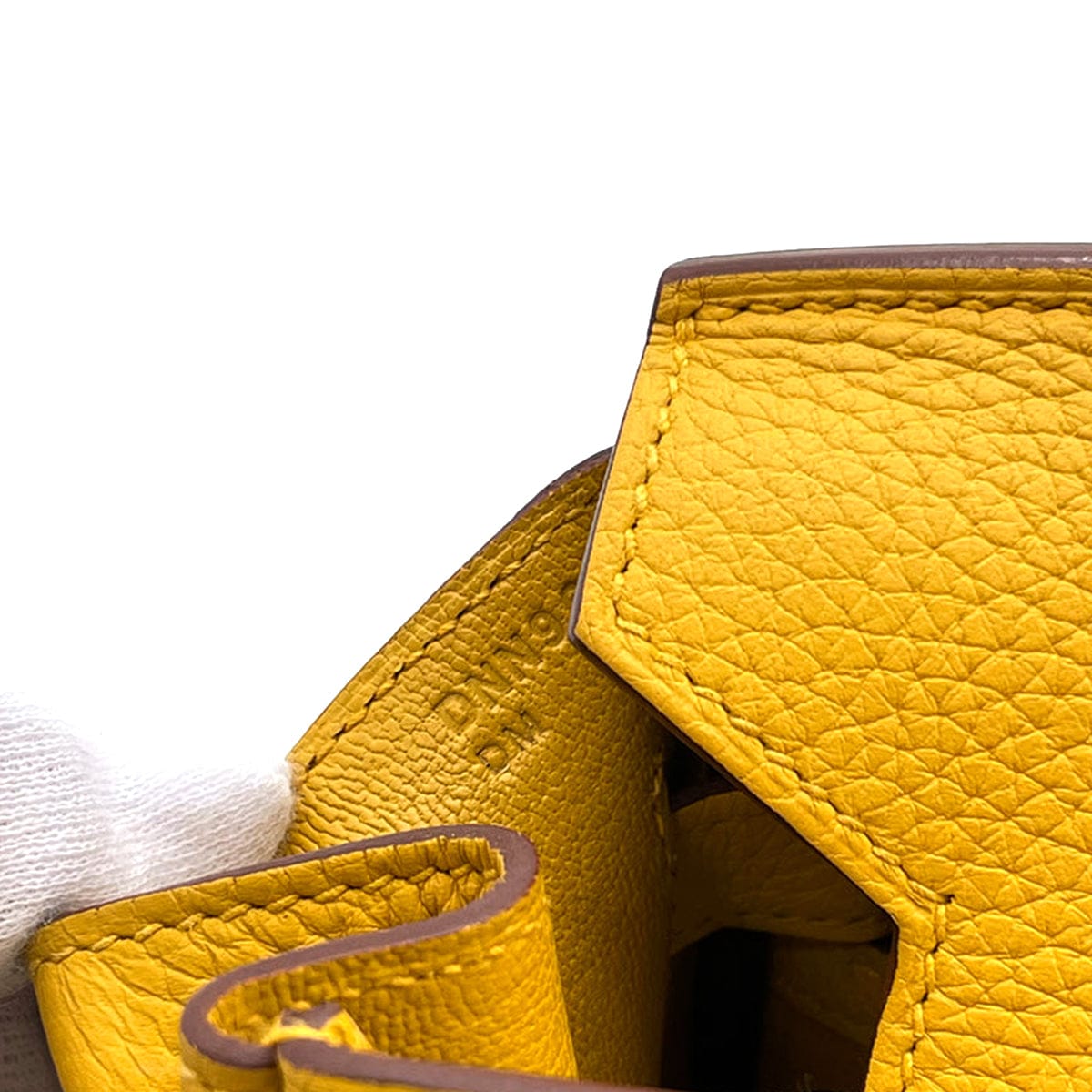 HERMES BIRKIN 30 JAUNE AMBER TOGO HAND BAG D PALLADIUM HARDWARE 90264751 - PURPOSE