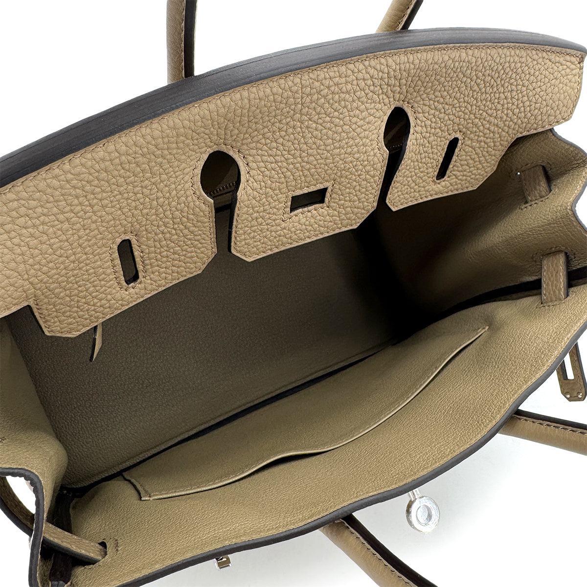 HERMES BIRKIN 25 BEIGE MARFA TOGO HAND BAG B SHW 90267404