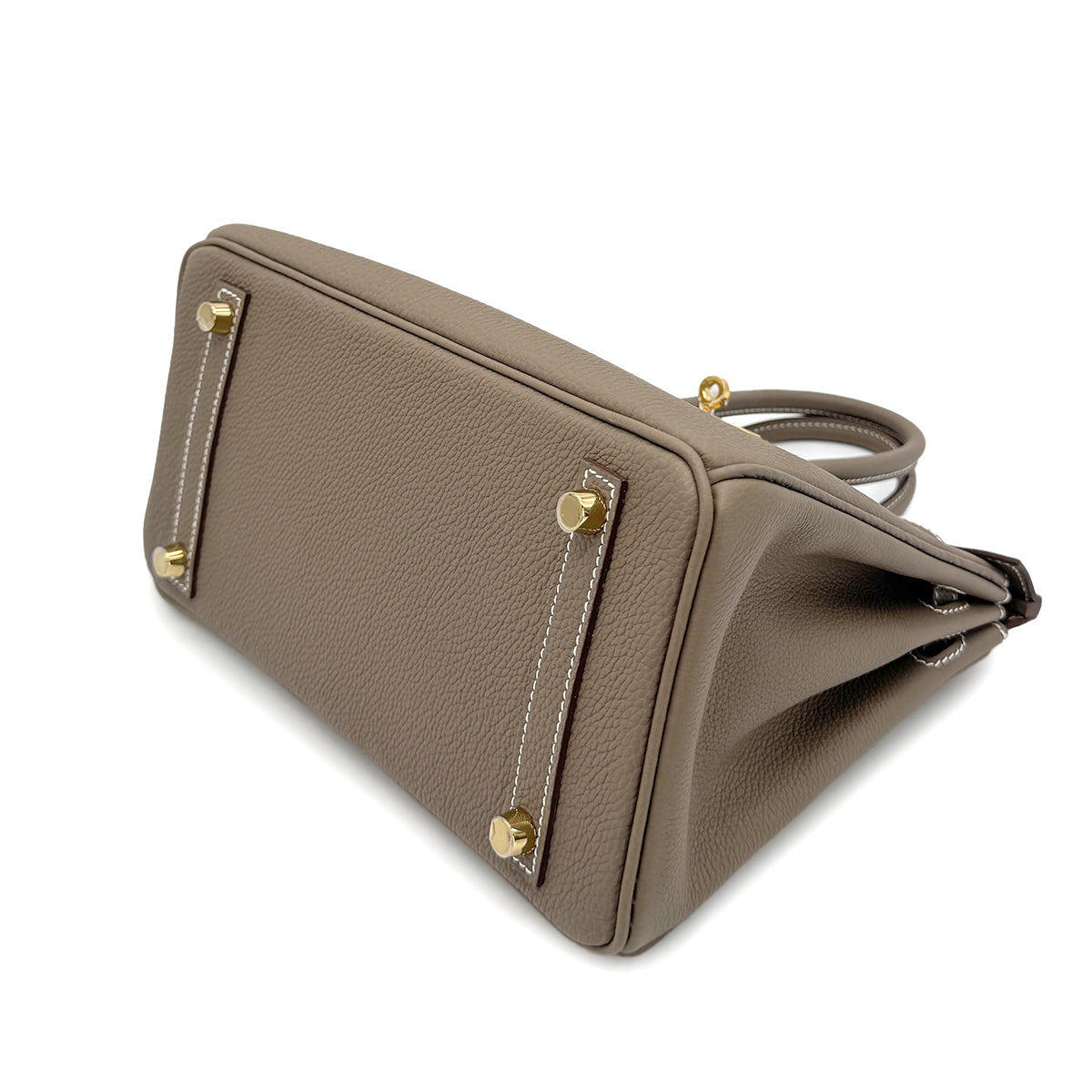 HERMES BIRKIN 25 ETOUPE TOGO HAND BAG W GHW 90268072