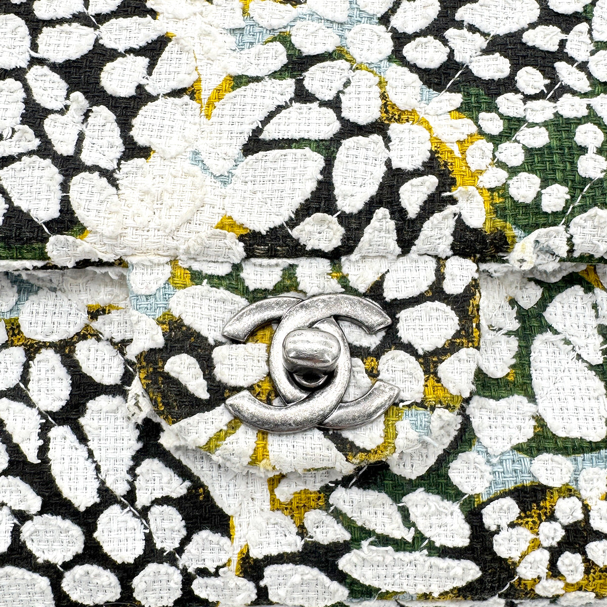 CHANEL CHAIN SHOULDER BAG MULTICOLOR TWEED 90269064