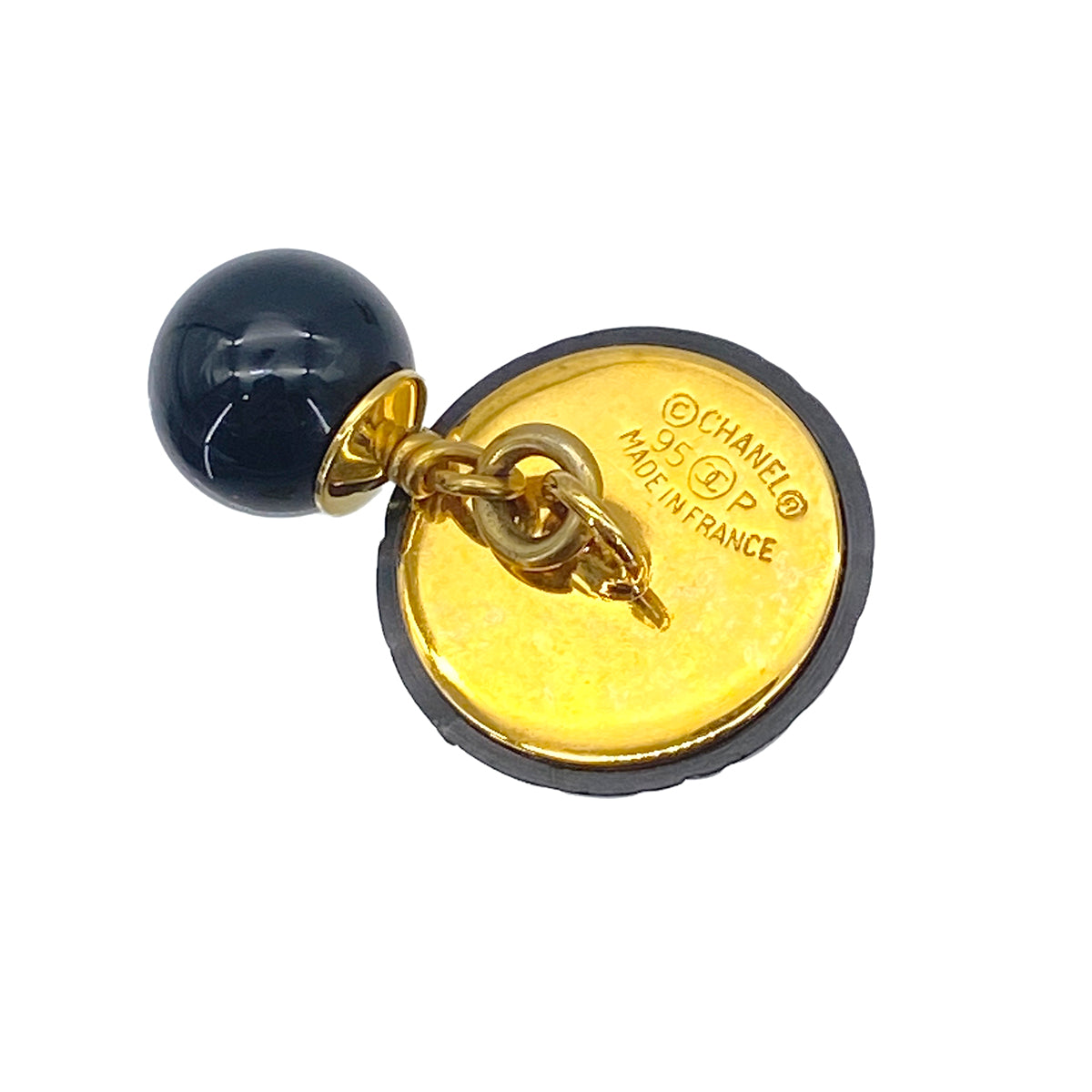 CHANEL VINTAGE CUFFLINKS COCOMARK ACCESSORY 95P 90269244