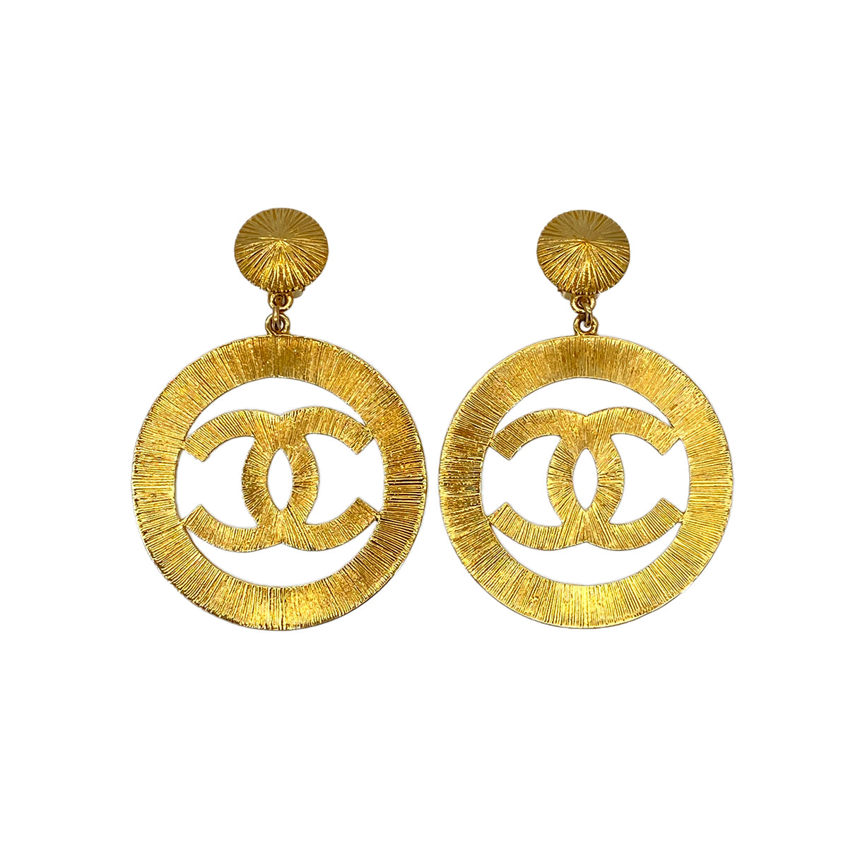 CHANEL VINTAGE EARRINGS BIG COCO ACCESSORY 29 90270874