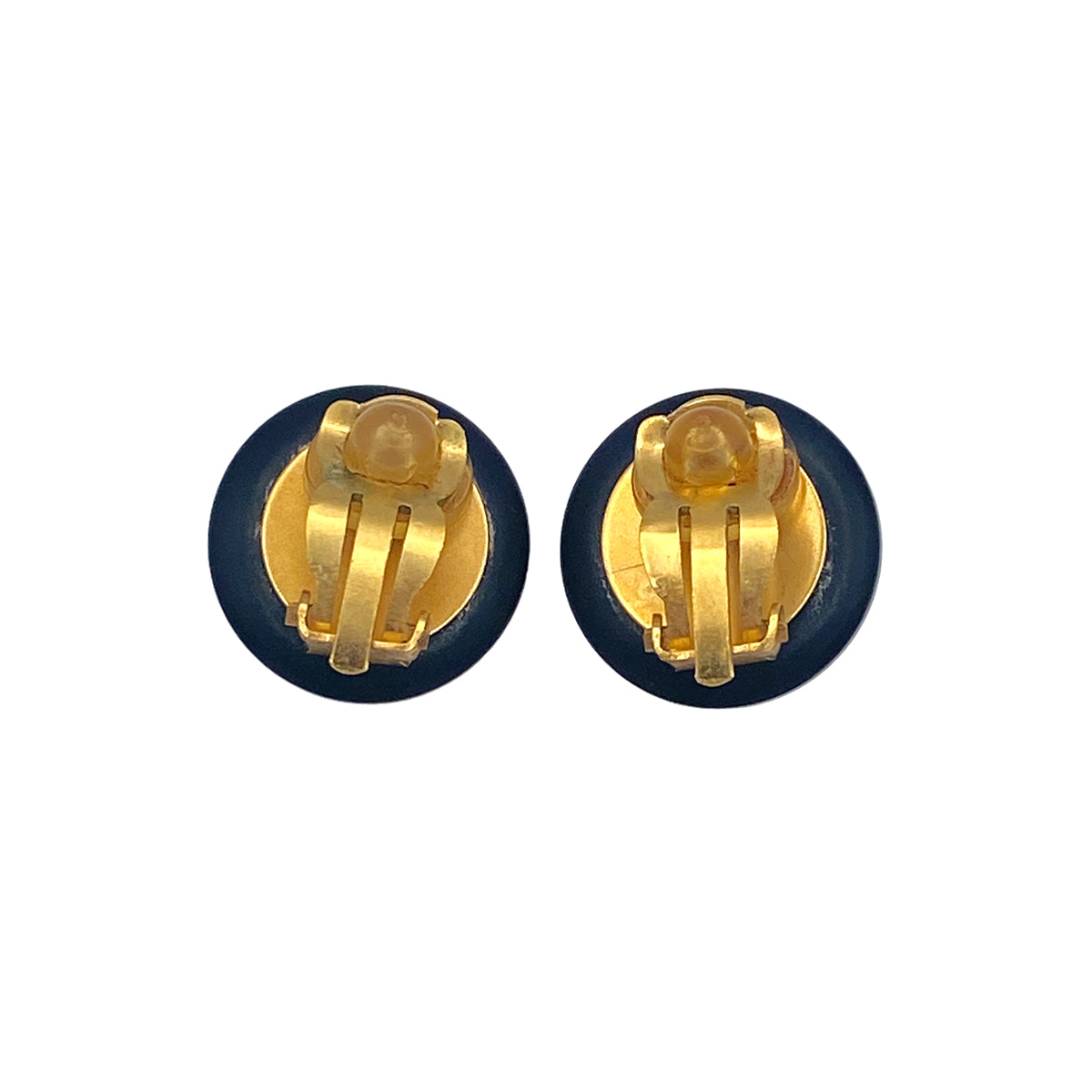 CHANEL VINTAGE EARRINGS COCOMARK ROUND ACCESSORY 97P 90271749