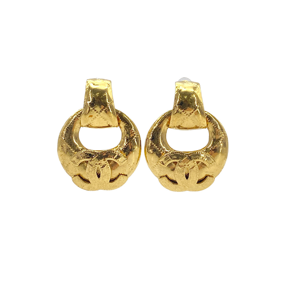 CHANEL VINTAGE EARRINGS COCOMARK ACCESSORY 94P 90271789