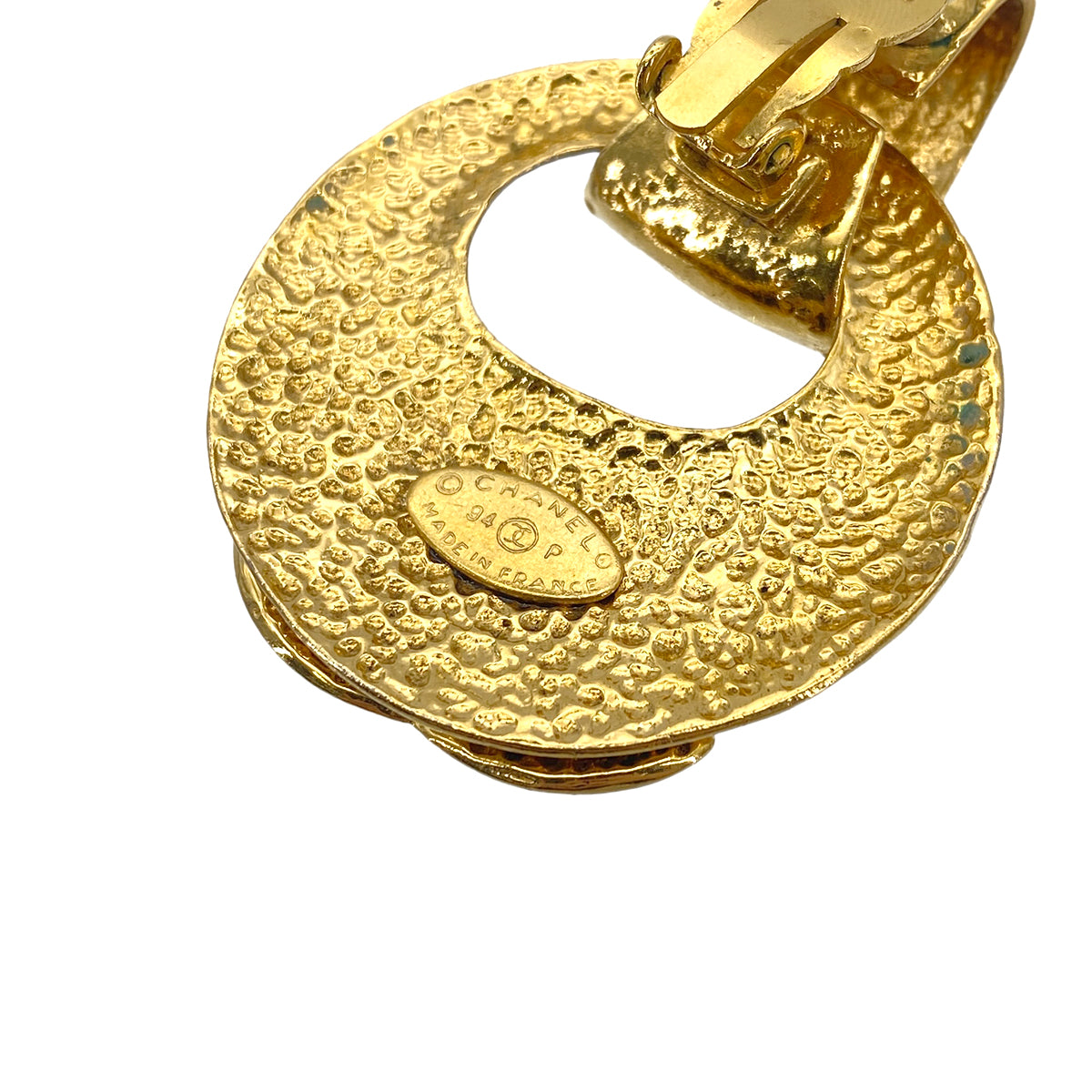 CHANEL VINTAGE EARRINGS COCOMARK ACCESSORY 94P 90271789