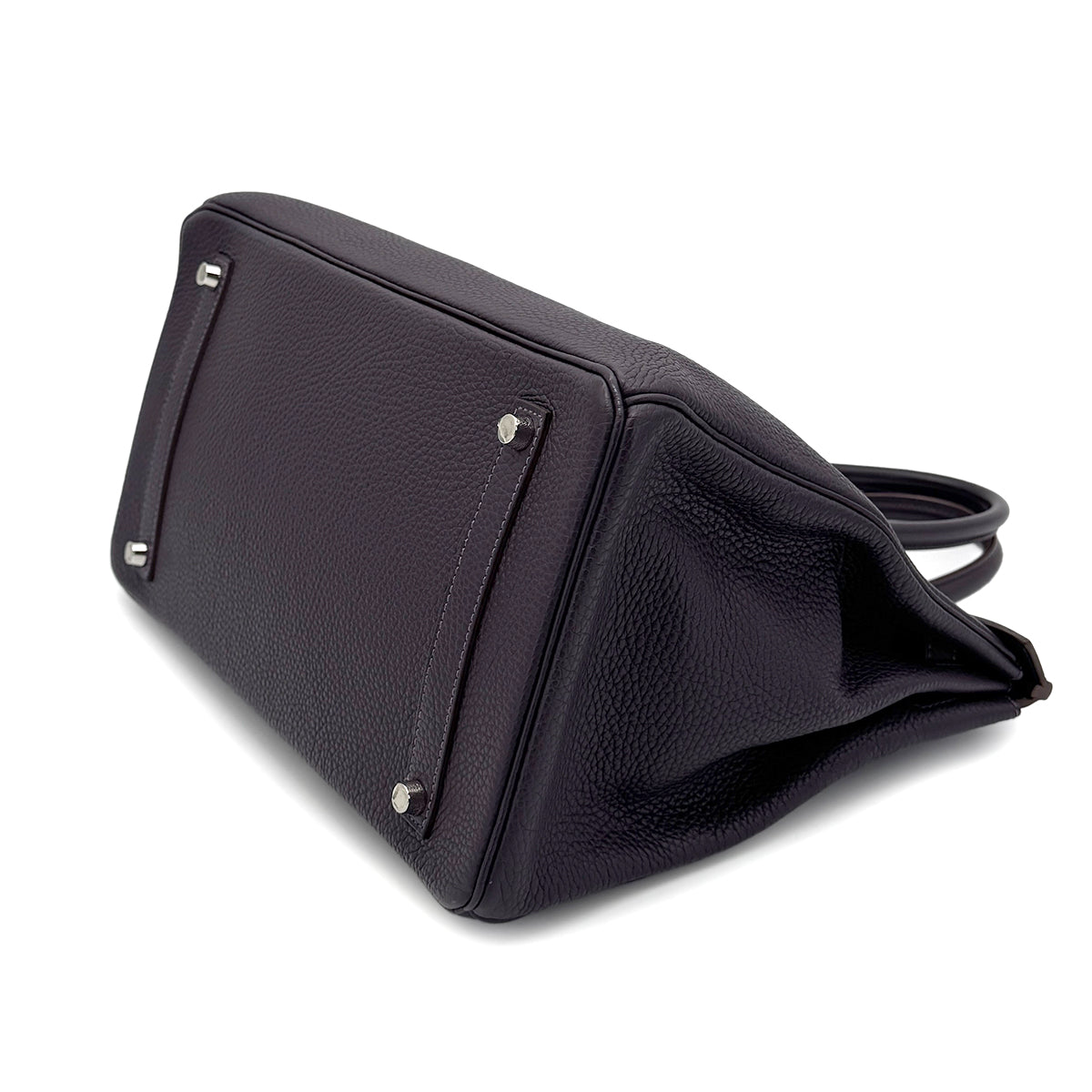 HERMES BIRKIN 35 RAISIN TOGO HAND BAG □P SHW 90272810