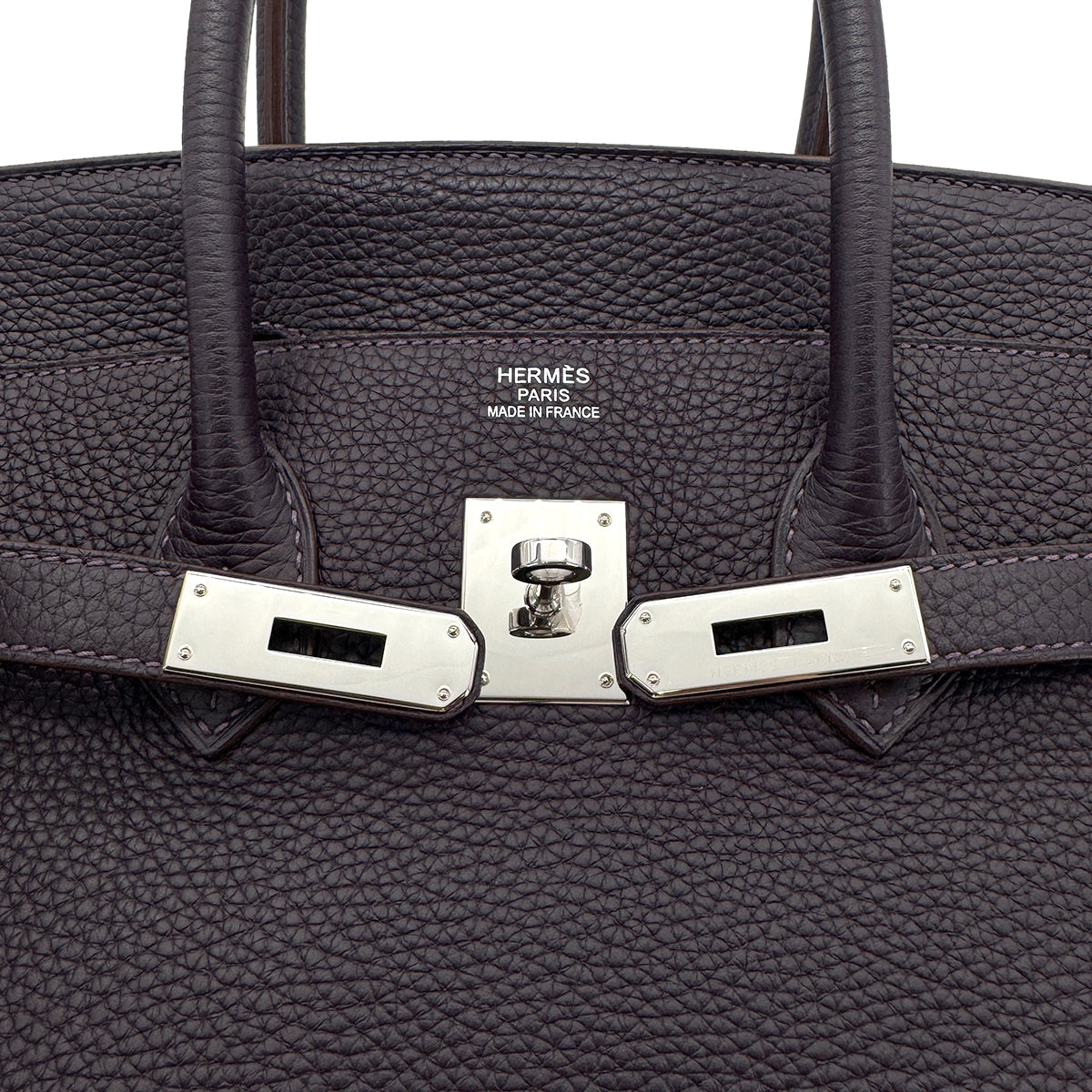 HERMES BIRKIN 35 RAISIN TOGO HAND BAG □P SHW 90272810