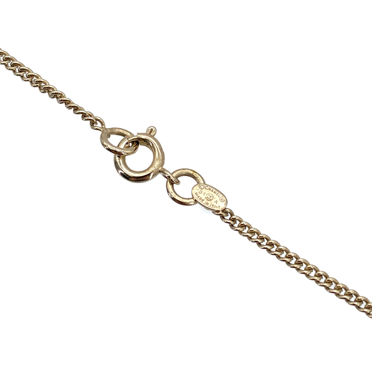 CHANEL NECKLACE LIP MOTIF COCOMARK RHINESTONE ACCESSORY 04A 90275808