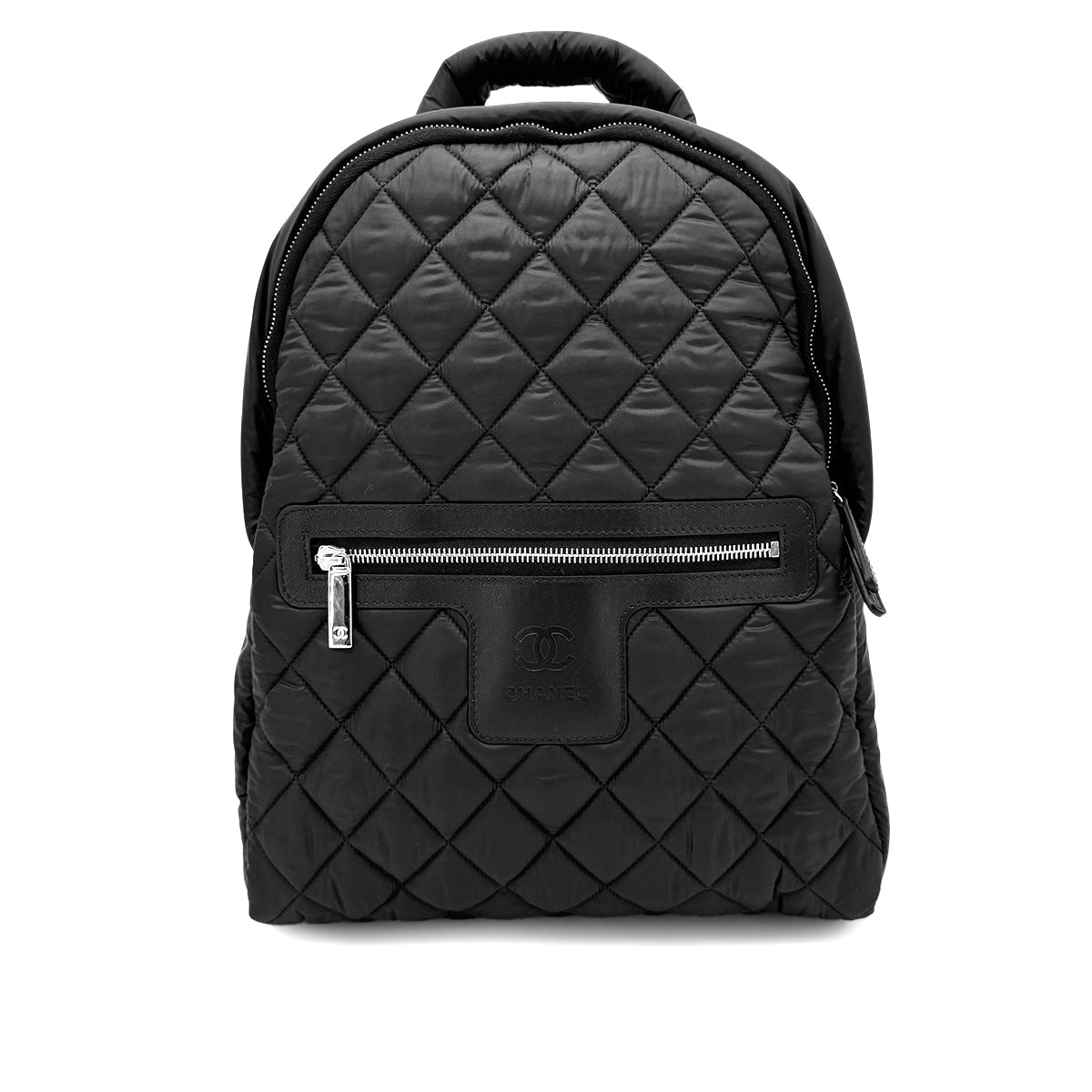CHANEL COCO COCOON BACK PACK BLACK NYLON 90275917