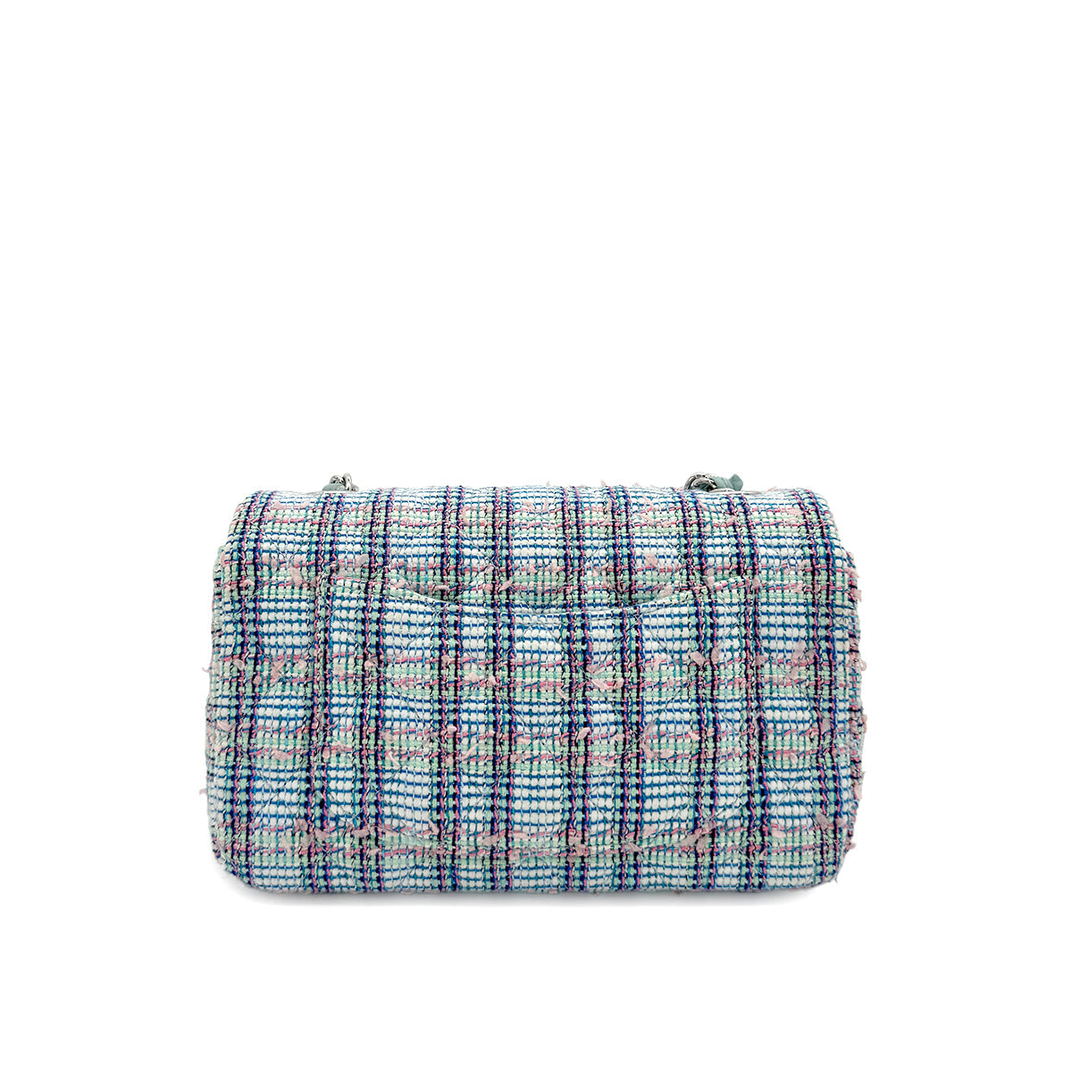 CHANEL MINI MATELASSE CHAIN SHOULDER BAG MULTICOLOR CANVAS 90279782