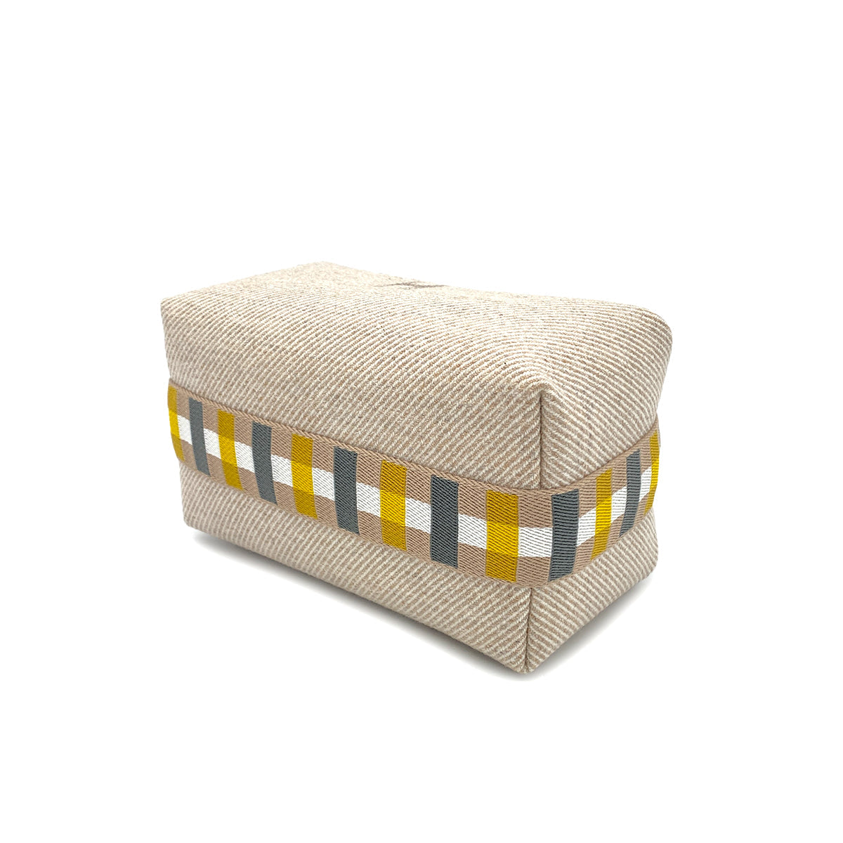 HERMES BRIDE A BRAC PM AU CARRE SEIGLE TOILE H POUCH HAND BAG 90280289