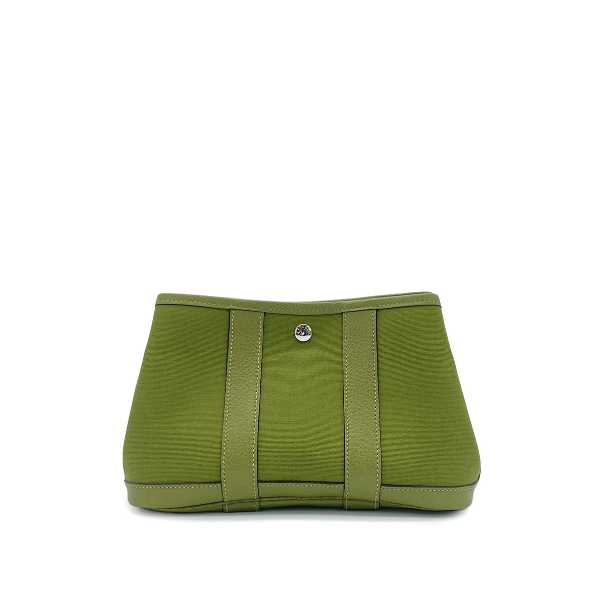 HERMES GARDEN PARTY TTPM VERT ANIS TOILE OFFICIER PORCH □J 90280291