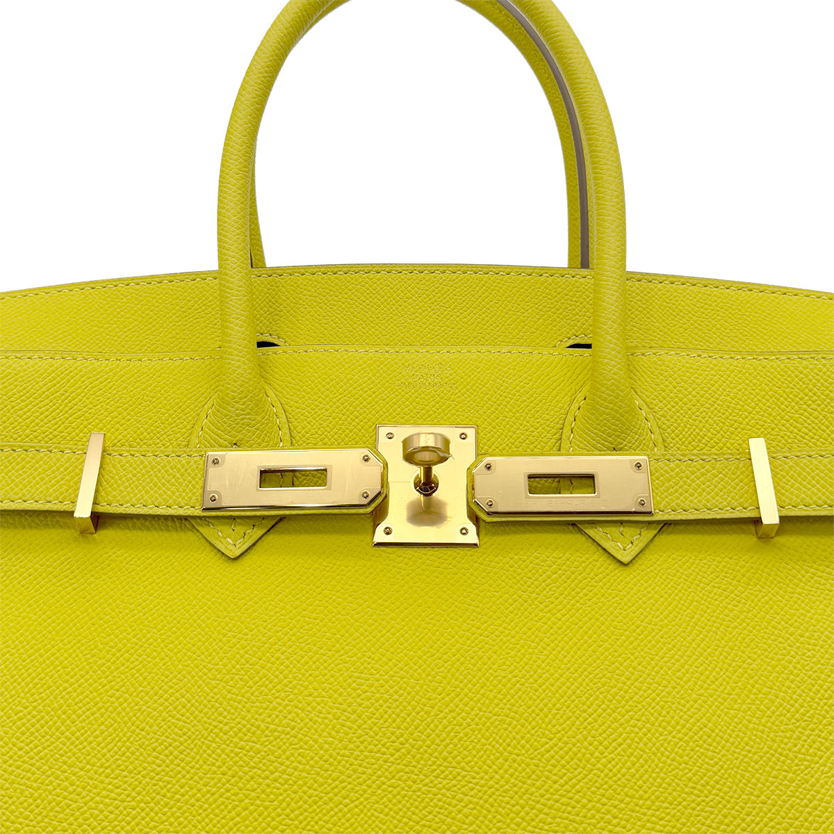 HERMES BIRKIN 30 SOUFRE VEAU EPSOM HAND BAG D GHW 90280527