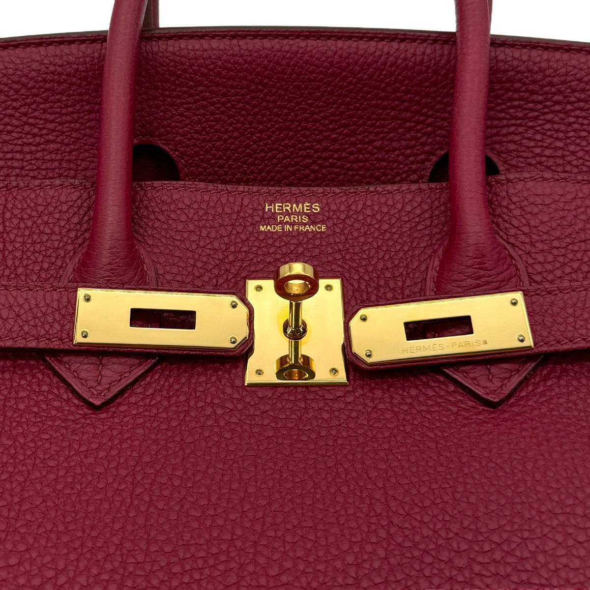 HERMES BIRKIN 35 RUBIS TOGO HAND BAG □O GHW 90282270