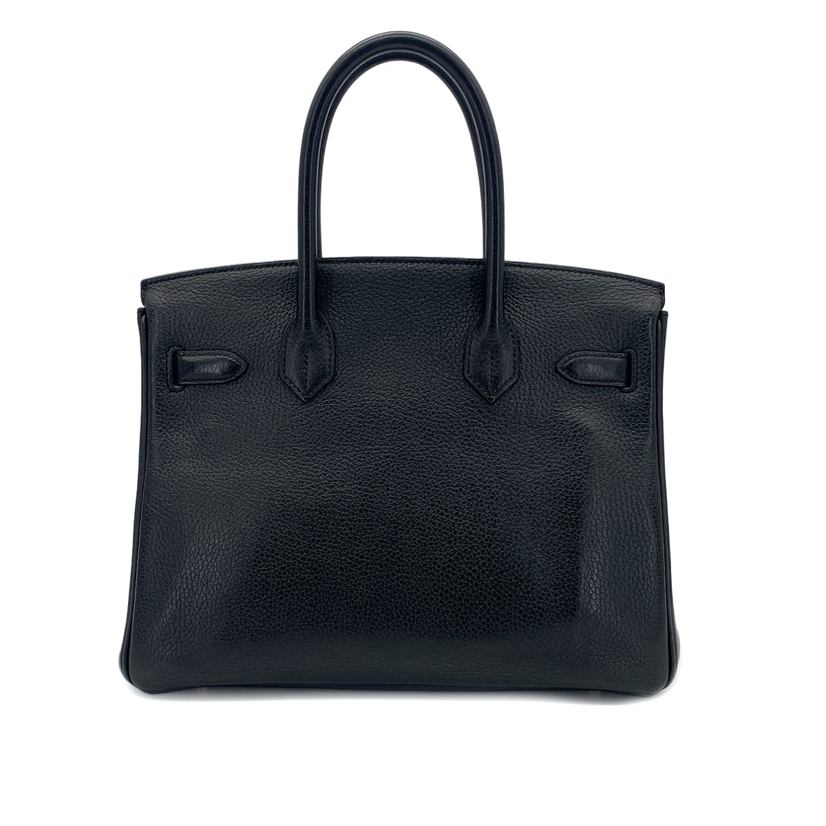 HERMES BIRKIN 30 BLACK TAURILLON CLEMENCE HAND BAG A GHW 90283975