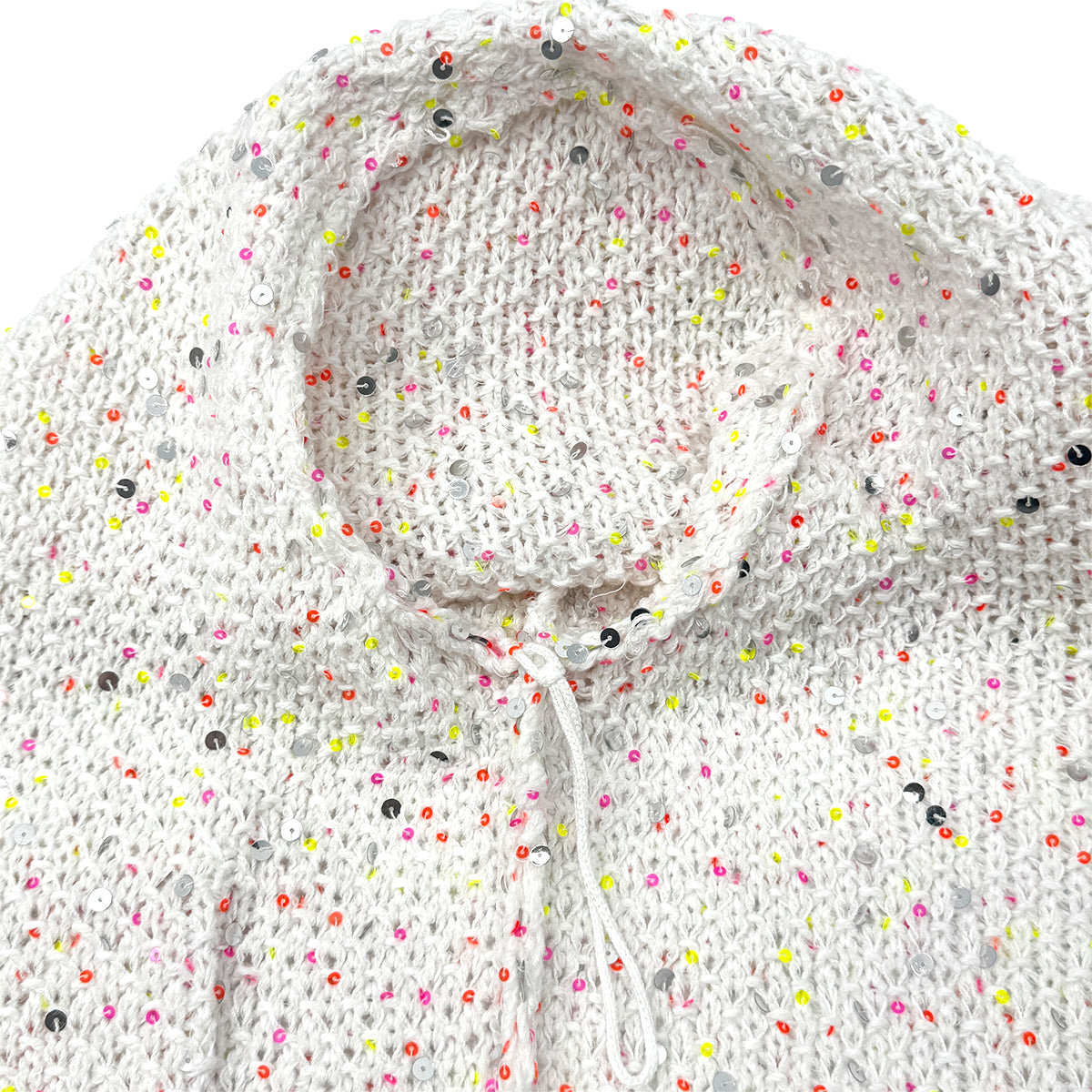 CHANEL GLITTER JACKET COCOMARK RHINESTONE SEQUINS WHITE COTTON 34 P76 RTW 90284024 - PURPOSE