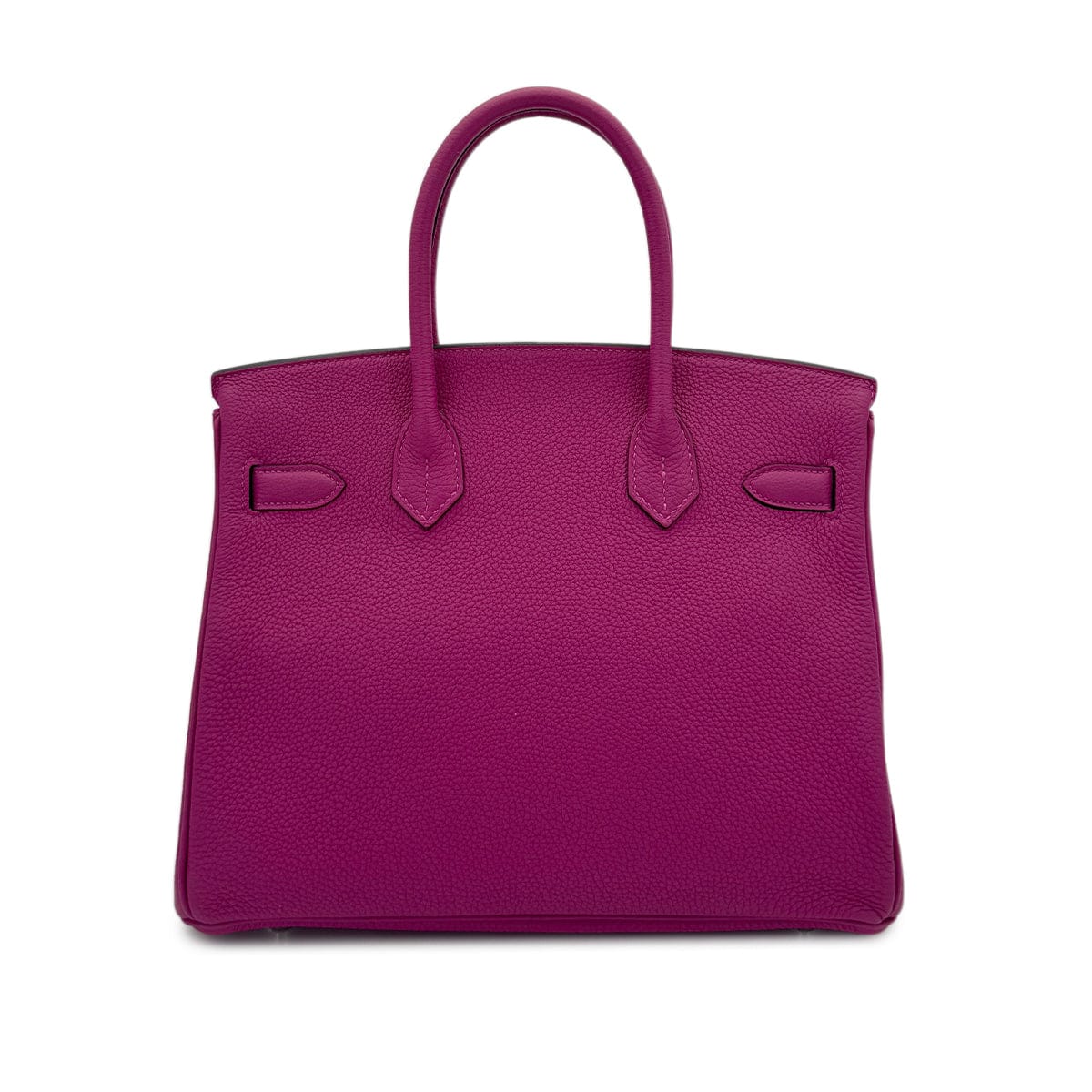 HERMES BIRKIN 30 ROSE PURPLE TOGO HAND BAG C PALLADIUM HARDWARE 90285372 - PURPOSE