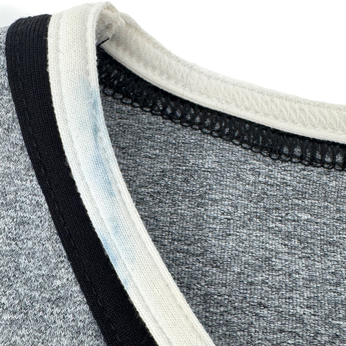 CHANEL VINTAGE COCOMARK HALF SLEEVE DRESS GRAY NYLON 44 98P RTW 90286909 - PURPOSE