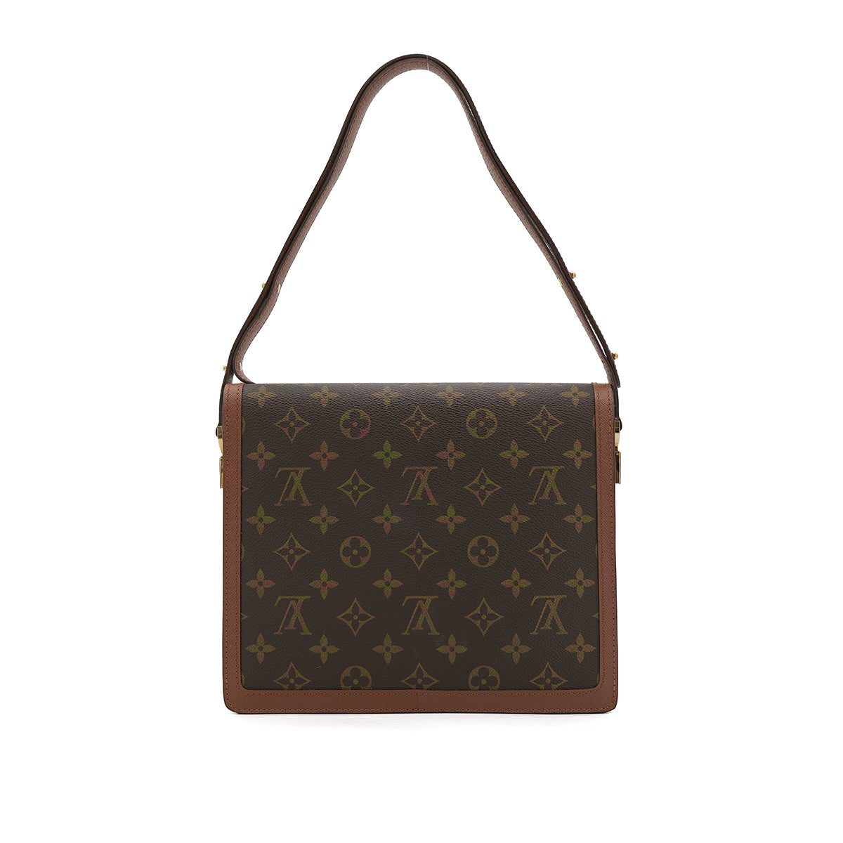 LOUIS VUITTON MONOGRAM RASPAIL SHOULDER BAG BROWN M51372 90287347